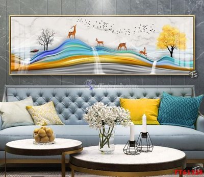 File gốc Tranh treo pha lê gương FT 61328 (in mica) làm bảng hiệu