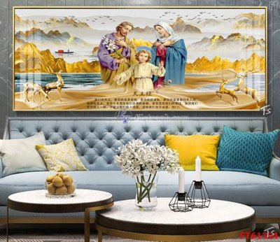 Ảnh gốc Tranh treo pha lê gương FT 61354 (siêu chi tiết) để in ấn