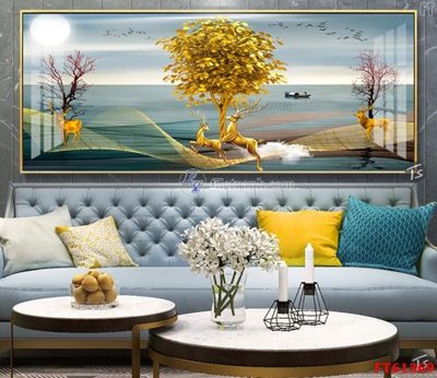 Tải file Tranh treo pha lê gương FT 61369 (gốc) chủ đề tâm linh