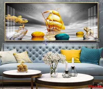 File PSD Tranh treo pha lê gương FT 61386 (bản gốc) dễ dàng edit