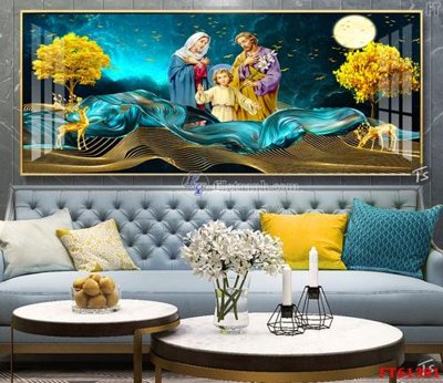 Tải file gốc Tranh treo pha lê gương FT 61391 dùng cho in ấn