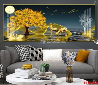 Download file Tranh treo pha lê gương FT 61414 (chuẩn in) chất lượng cao