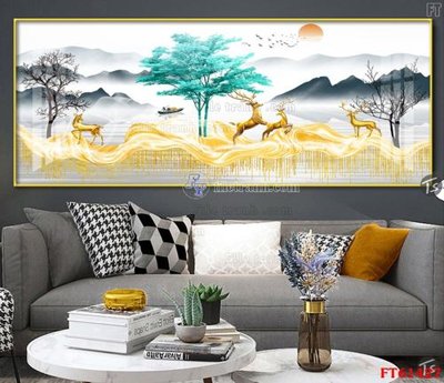File ảnh Tranh treo pha lê gương FT 61427 (gốc) in quảng cáo ngoài trời
