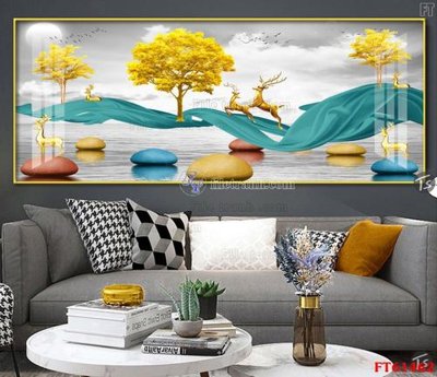 File PSD Tranh treo pha lê gương FT 61462 (bản gốc) dễ dàng edit