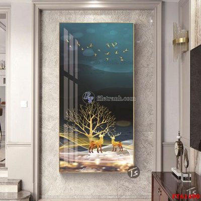 File ảnh Tranh treo pha lê gương FT 61490 (gốc) in decal dán tường
