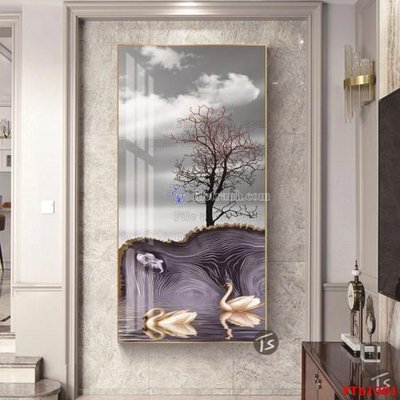 File tranh Tranh treo pha lê gương FT 61501 (bản gốc) in lụa 3D