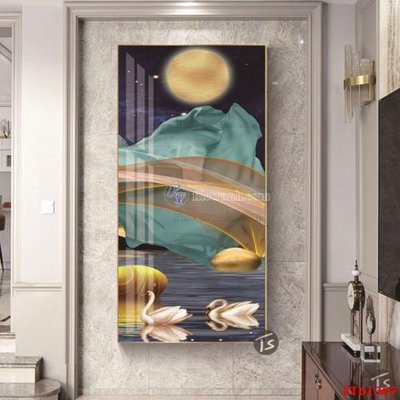 File in trần Tranh treo pha lê gương FT 61507 (bản gốc) trời sao