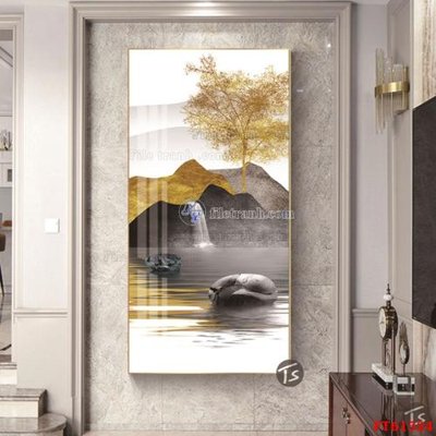 File gốc Tranh treo pha lê gương FT 61524 (chuẩn màu) cho in offset