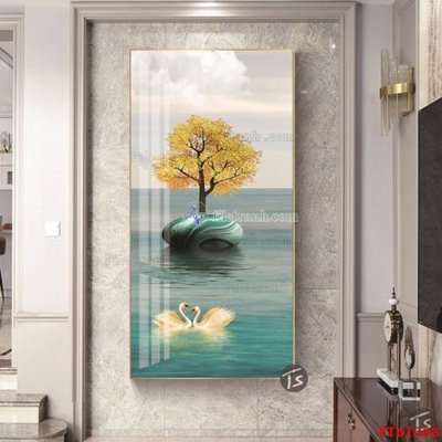 File tranh Tranh treo pha lê gương FT 61533 (file gốc) chuẩn màu in