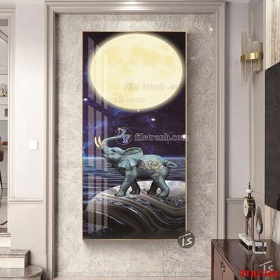 File tranh Tranh treo pha lê gương FT 61544 (ảnh gốc) không bị mờ