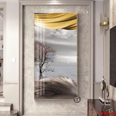 Hình ảnh file gốc in trần nhà Tranh treo pha lê gương FT 61553