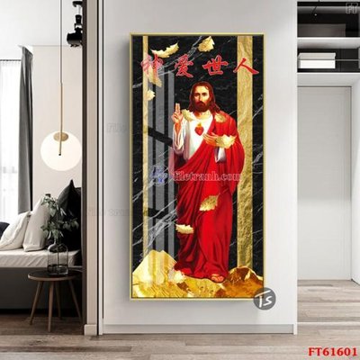 File tranh Tranh treo pha lê gương FT 61601 (bản gốc) in lụa 5D