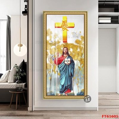 File gốc Tranh treo pha lê gương FT 61605 (in mica) làm bảng hiệu