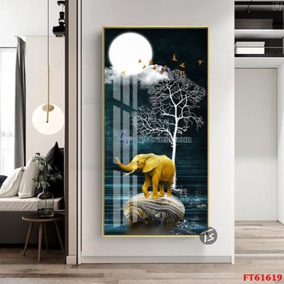 Hình ảnh gốc Tranh treo pha lê gương FT 61619 (để in khổ lớn)