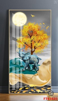 File tranh Tranh treo pha lê gương FT 61625 (gốc) chủ đề con người