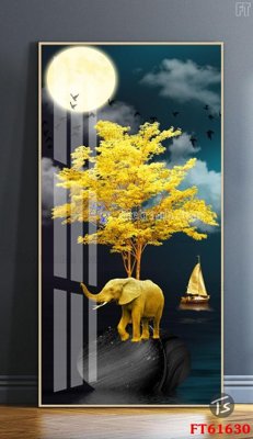 File ảnh Tranh treo pha lê gương FT 61630 (gốc) in quảng cáo ngoài trời