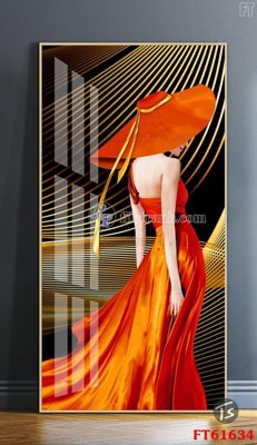 File ảnh Tranh treo pha lê gương FT 61634 (gốc) in standee