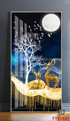 Tải file gốc Tranh treo pha lê gương FT 61637 (in không vỡ ảnh)