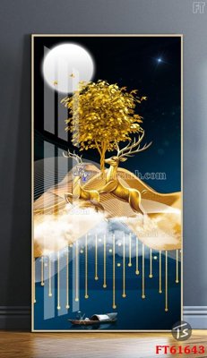 Tải về file gốc Tranh treo pha lê gương FT 61643 (chuẩn in ấn)