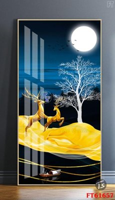 File gốc Tranh treo pha lê gương FT 61657 (cho in ấn) độc quyền