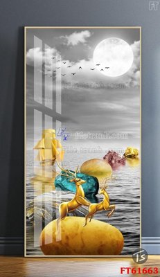 Mua file ảnh gốc Tranh treo pha lê gương FT 61663 (chất lượng cao)