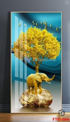 File tranh Tranh treo pha lê gương FT 61666 (gốc) chủ đề con người