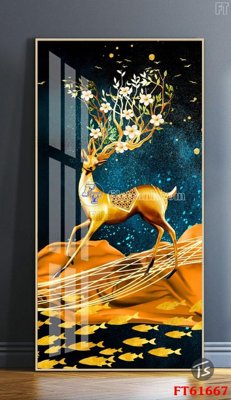 File gốc Tranh treo pha lê gương FT 61667 (ảnh rõ nét) để in