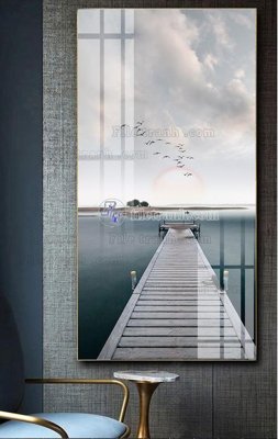 File tranh PSD File tranh hiện đại pha lê gương FT617 chất lượng cao