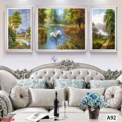 File in ấn Tranh treo pha lê gương FT63028 chuyên nghiệp