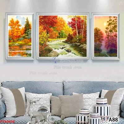 File gốc Tranh treo pha lê gương FT63032 (in mica) làm quà tặng