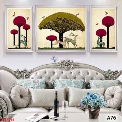 File tranh Tranh treo pha lê gương FT63044 (file gốc) chuẩn màu in