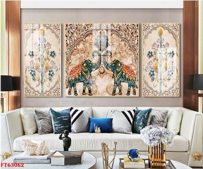 File in trần Tranh treo pha lê gương FT63062 (bản gốc) 5D
