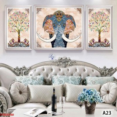 File in ấn Tranh treo pha lê gương FT63100 (bản gốc) chất lượng cao