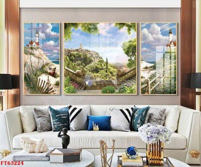 File gốc Tranh treo pha lê gương FT63224 (in tráng gương) ốp tường