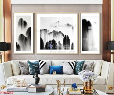 File gốc Tranh treo pha lê gương FT63239 (trang trí) phòng ngủ