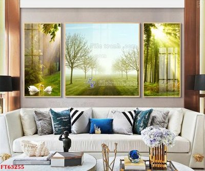 File gốc Tranh treo pha lê gương FT63255 (PNG) chất lượng cao