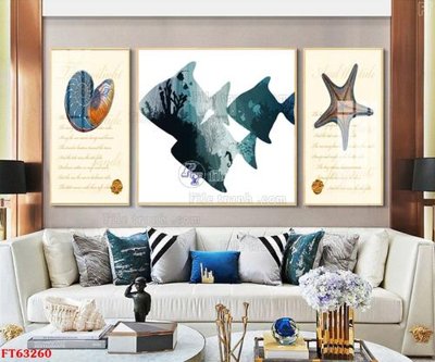 File gốc Tranh treo pha lê gương FT63260 (bản quyền) cho in ấn