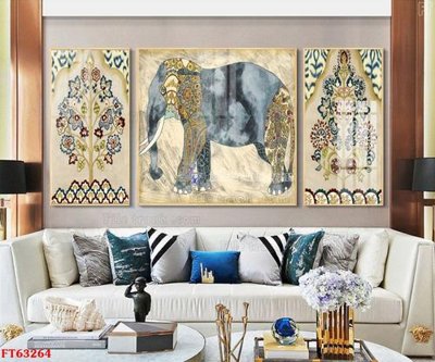 File gốc Tranh treo pha lê gương FT63264 (in 3D) cho trang trí