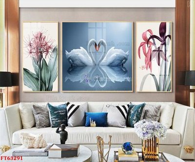 File gốc Tranh treo pha lê gương FT63291 (trang trí) cho phòng khách