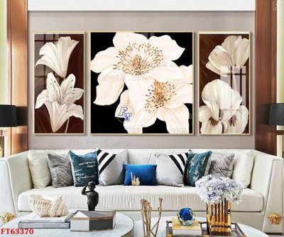 File in trần Tranh treo pha lê gương FT63370 (bản gốc) bầu trời