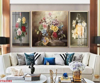 Download file ảnh gốc Tranh treo pha lê gương FT63384 để in ấn