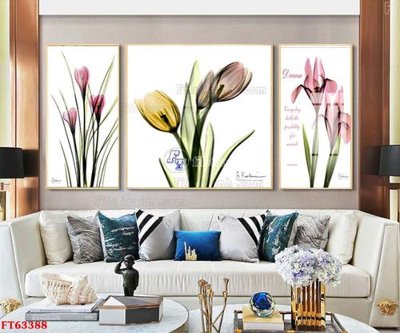 File gốc Tranh treo pha lê gương FT63388 cho in ấn và thiết kế