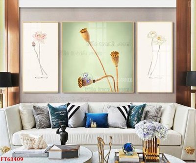 File in ấn Tranh treo pha lê gương FT63409 (bản gốc) cao cấp