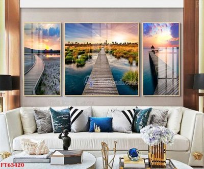 Tải file gốc Tranh treo pha lê gương FT63420 (in khổ lớn) không mờ