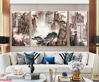 File gốc in ấn Tranh treo pha lê gương FT63430 chuẩn màu CMYK