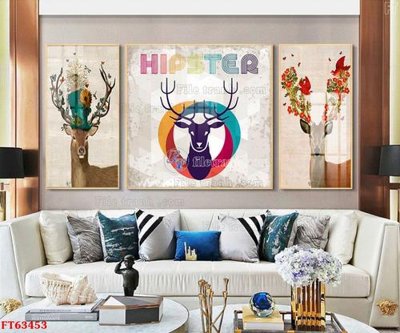 File tranh Tranh treo pha lê gương FT63453 (gốc) chủ đề trừu tượng