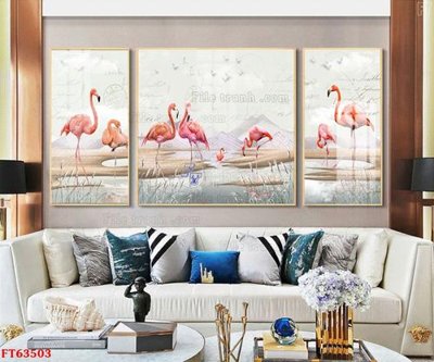 Tải file gốc Tranh treo pha lê gương FT63503 dùng cho in ấn