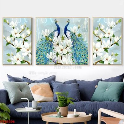 File tranh Tranh treo pha lê gương FT63506 (gốc) in film