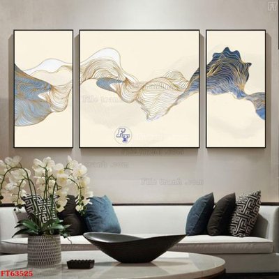 File gốc Tranh treo pha lê gương FT63525 (thiết kế) cho in ấn