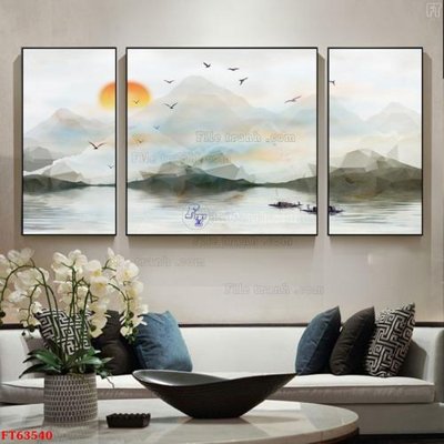 File PSD Tranh treo pha lê gương FT63540 (bản gốc) độ phân giải cao